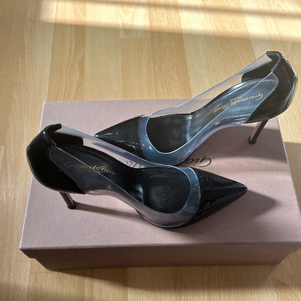 Gianvito Rossi plexi heels pumps size 35 - Picture 3 of 14